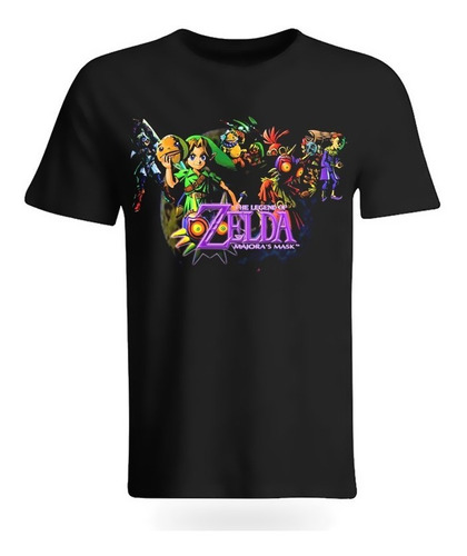 Playera Camiseta Majoras Mask 64 Retro Zelda Unisx + Regalo
