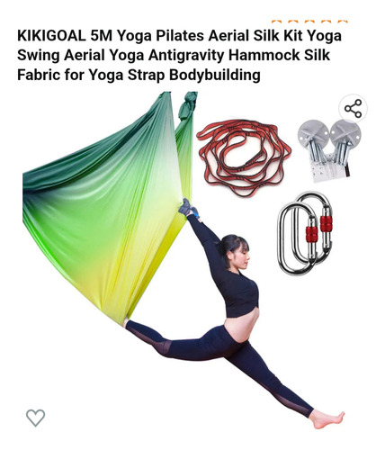 Hamaca De Yoga Aero Fitness Pilates
