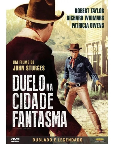 Duelo Na Cidade Fantasma - Dvd - Richard Widmark - Robert Taylor