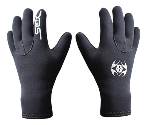 Guantes De Buceo De Neopreno Negro De 3 Mm, Cálidos Y Antide