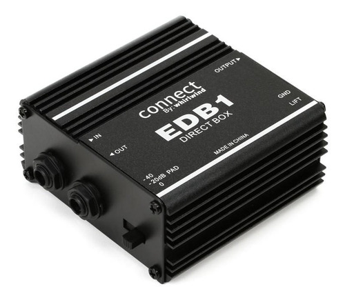 Imagen 1 de 5 de Caja Directa Pasiva Whirlwind Edb1 Con Pad Atenuador