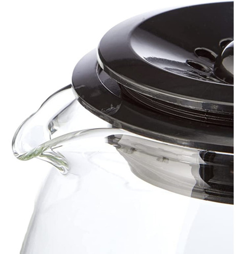 Imagen 7 de 10 de Vaso Jarra Conico De Vidrio Para Cafetera Tapa Regulable