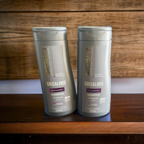 Kit 2 Shampoo Grisalhos 250 Ml Bio Extratus