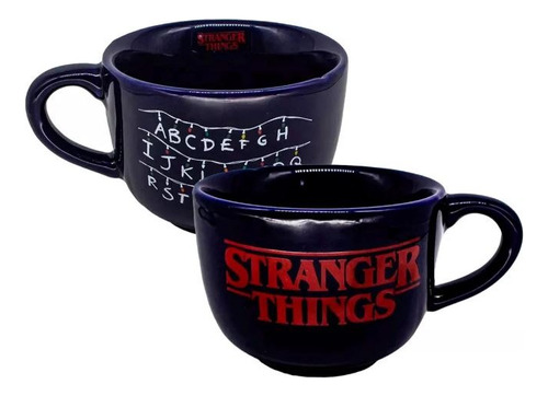 Caneca De Sopa Cumbuca 500ml Stranger Things Oficial Netflix