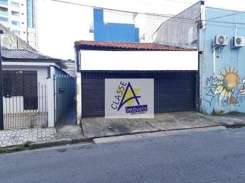 Imagem 1 de 4 de Salão Para Alugar, 73 M² Por R$ 1.800,00/mês - Casa Branca - Santo André/sp - Sl0070