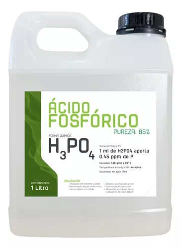 Acido Fosforico 85% Hidroponia 1 L