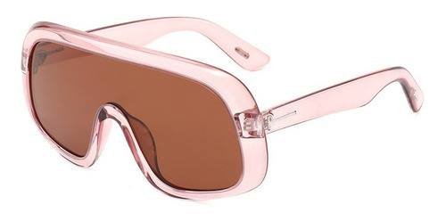 Lentes De Sol Protección Solar Uv400 Rosados Dama Moda