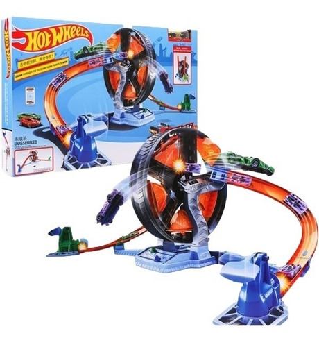 Imagen 1 de 4 de Pista De Juguete Hot Wheels Desafío De La Ruleta
