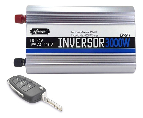 Inversor De Tensão Veicular Power 24v 110v 3000w Senoidal