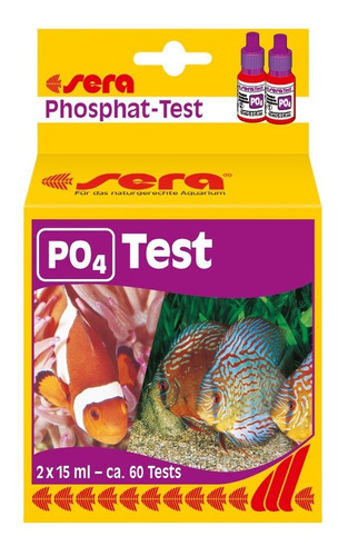 Sera Teste De Fosfato Po4 Test 2x15ml (60 Testes)