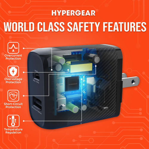 Cargador Rápido Usb C De 25 W Pd Y 12 W Tipo C Con Cable De