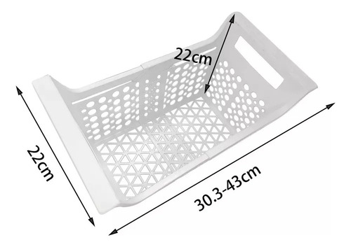 // Cesta De Almacenamiento Ajustable Para Congelador S