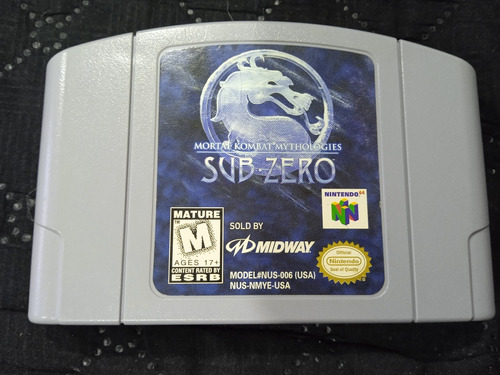 Mortal Combat Mythologies Subzero Sub Zero N64 Nintendo 64 O