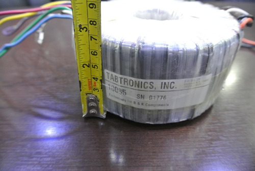 Imagem 3 de 5 de Transformador Toroidal Para Amplificador 14cm X 7cm