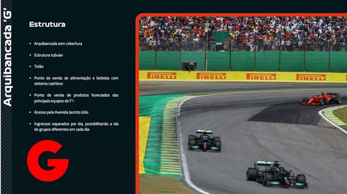 Imagem 10 de 10 de Ingresso Combo Grande Prêmio São Paulo F1 2022