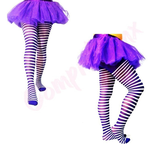 Malla Rayada Hallowen Disfraz Lolita Moda Japonesa + Envio