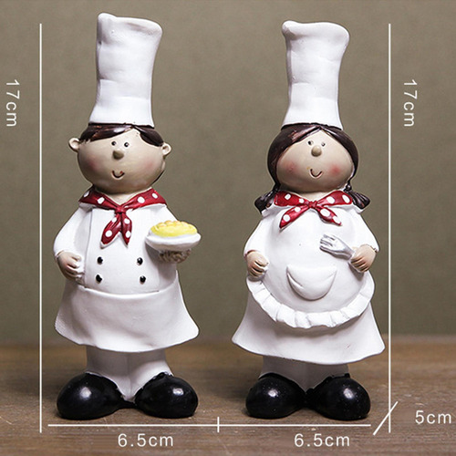 / Centro De Mesa De Resina Para Decoración De Cocina Chef