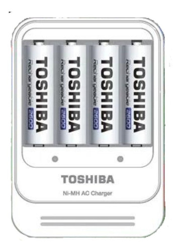 Carregador De Pilhas Aa/aaa Tnhc-6gae4 C/4 Pilhas Aa 2600mah