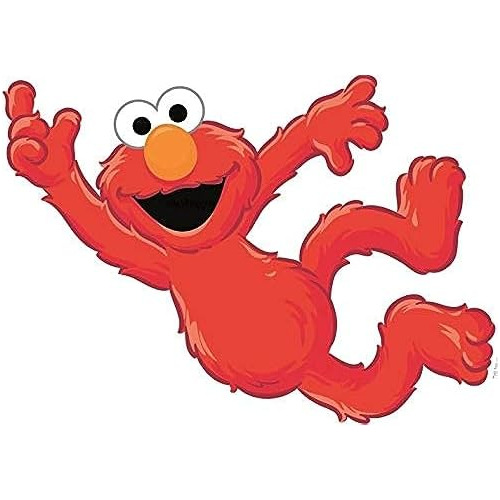 Pegatina De Pared Extraíble De Elmo De Plaza Sésamo D...