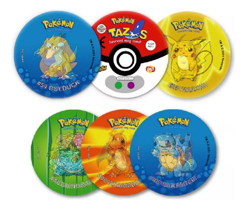 56 Tazos Pokemón 3d 1er Generación Alternativos En Inglés