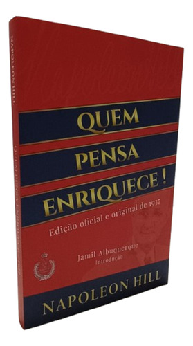 Livro Quem Pensa Enriquece : Edição Oficial E Original De 1937, Edição Promocional, Tamanho Slim, Napoleon Hill, Editora Cdg, 2024
