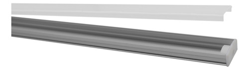 Kit 20 Metros Perfil Alumínio Sobrepor Slim P/ Fita Led