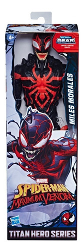 Figura De Acción Marvel Titan Hero Series Miles Morales +4