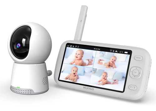 Nexigo Monitor De Video Para Bebés Con Cámara Y Audio, Panta