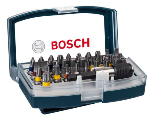 Jogo Kit Bits 32 Peças Bosch Profissional Fenda Philips Torx