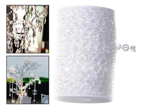 Para Nihay 30 Metros/rolo De Contas De Vidro Lustre T