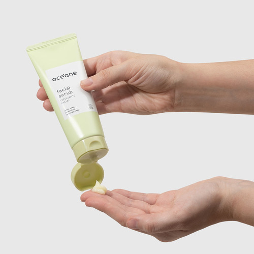 Esfoliante Facial Extrato De Bambu Facial Scrub 100ml Océane