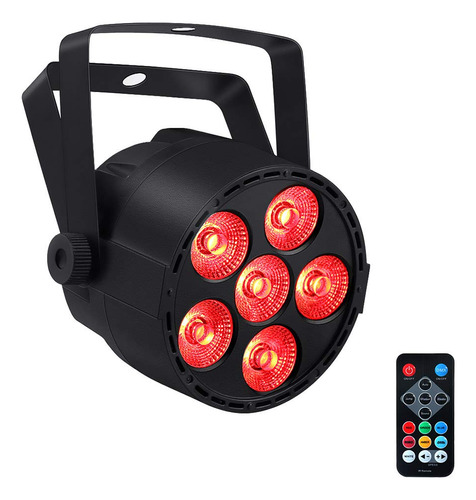 Iluminacion Para Luz Escenario 24 W 6 Led Rgbw 1 Par Control