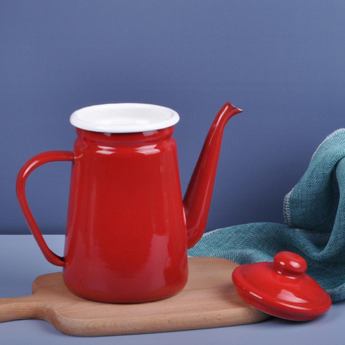 Cafetera Esmaltada De 1,1 L, Tetera Para Cocina, Tetera,.