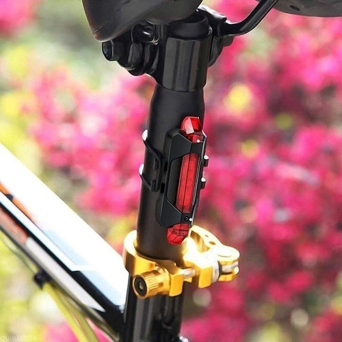 Imagen 3 de 3 de Luz De Bicicleta Led Recargable Gw Trasera + Envio Gratis