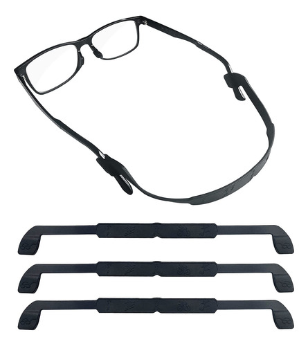 Festful Correas De Silicona Para Gafas, 3 Correas Elasticas 