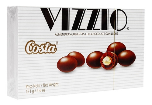 Vizzio (almendras Cubiertas Chocolate) 2 Cajas De 131 G C/u 