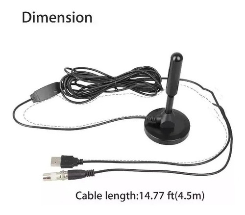 Imagen 7 de 8 de Antena De Tv Digital Amplificada Ultra Hdtv 200 Millas