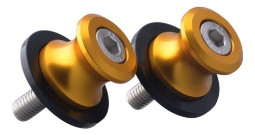 2 Unidades M8 Tornillo Dorado