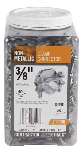 /scott Fetzer 100-pack 3/8-inch Twin Screw Clamp Connec...