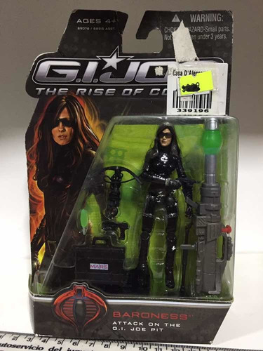 Muñeco Gi Joe Baroness The Rise Of Cobra Hasbro