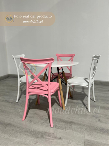 Comedor Infantil 4 Sillas Danubio Kids Mas 1 Mesa Eames