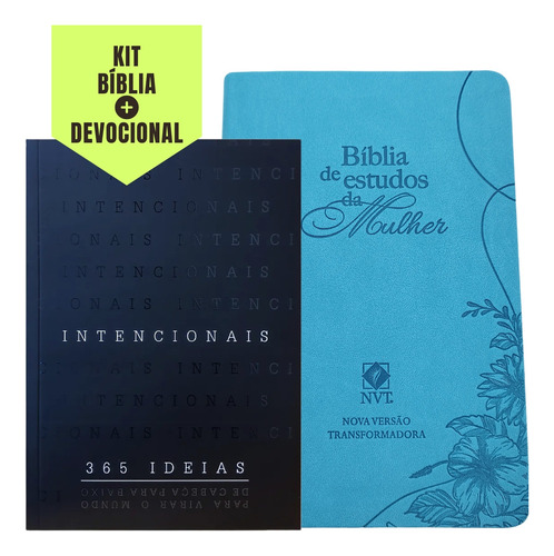 Kit - Bíblia De Estudos Nvt + Devocional Intencionais Jovens