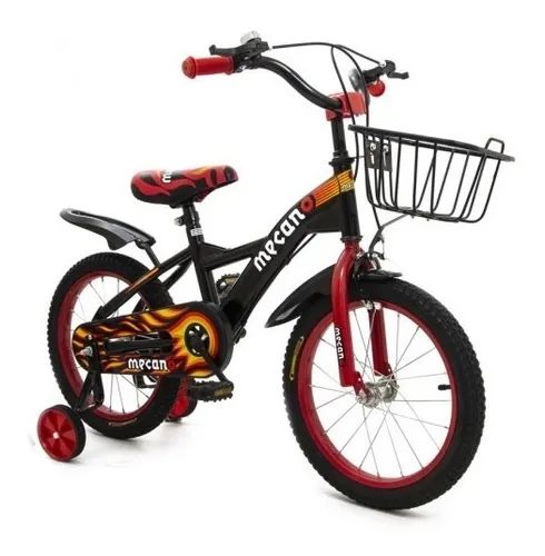 Bicicleta Rodado 20 Nena Varon Con Rueditas Canasto Cross