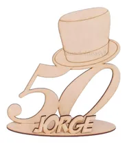 Comprar 10 Centros De Mesa Personalizados Años Y Nombre