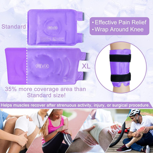 Bolsa De Gel Terapia De Frio Para Rodilla Talla Xl Revix