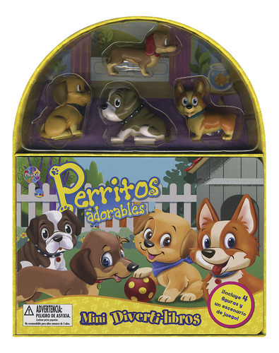 Mini Divertilibros: Perritos Adorables, De Palucci, Eliana. Editorial Phidal, Tapa Dura En Español, 2020