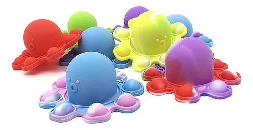 Fidget Toy Chaveiro Polvo Pop It Brinquedo Anti Stress