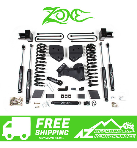 Zone Offroad 4  Suspension System Lift Kit For 17-19 For Zzf