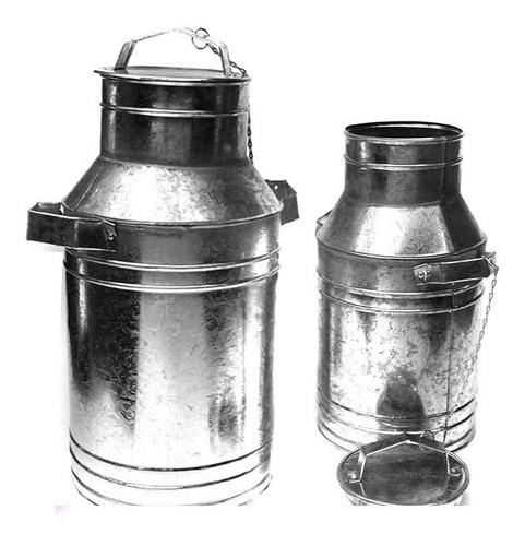Imagen 1 de 2 de Tambo Grande. Zinc Florero, Deco, Diseño, Vintage, Macetero