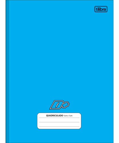 Caderno Broc Univ Quadriculado 1x1 D+ Azul 96 Fls Tilibra